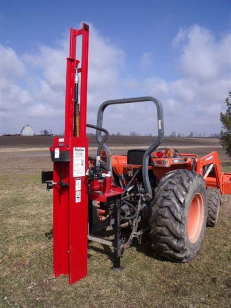 shaver post driver for skid steer|ford hd10 shaver post driver.